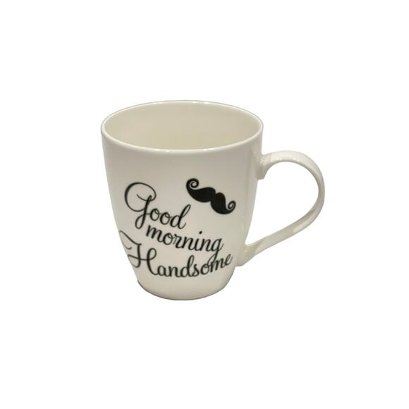 Good Morning Handsome Mug Coffee Cup For Him Pfaltzgraff - Picture 1 of 5